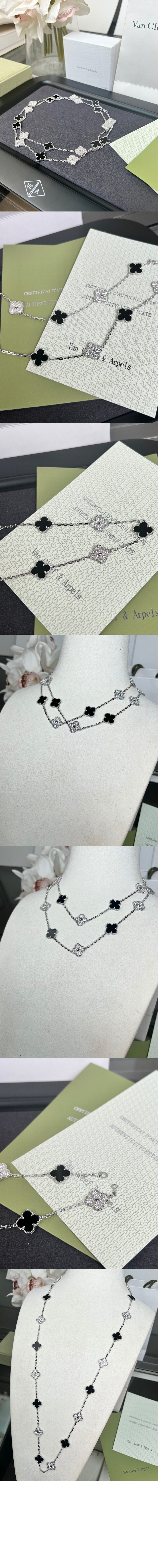 미러급레플리카사이트 | 명품레플리카 전문 쇼핑몰  | 퍼스트원 - 빈티지 알함브라 롱 네크리스 2R800 > 반클리프