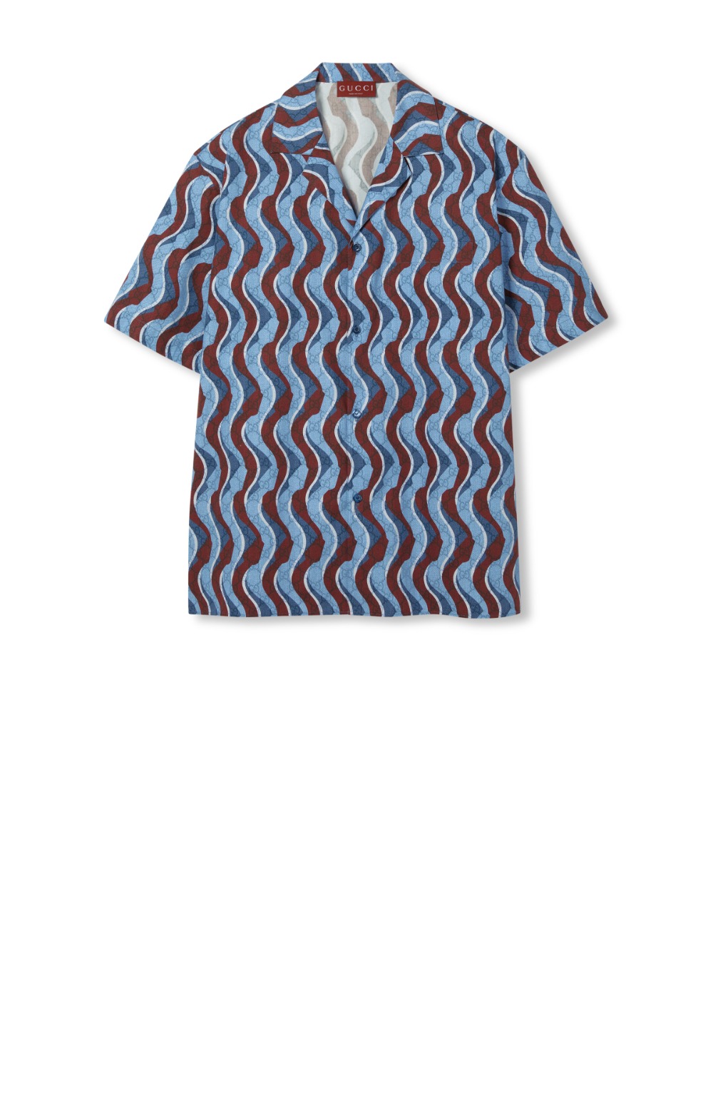 미러급레플리카사이트 | 명품레플리카 전문 쇼핑몰  | 퍼스트원 - 프린트 코튼 셔츠 > 구찌