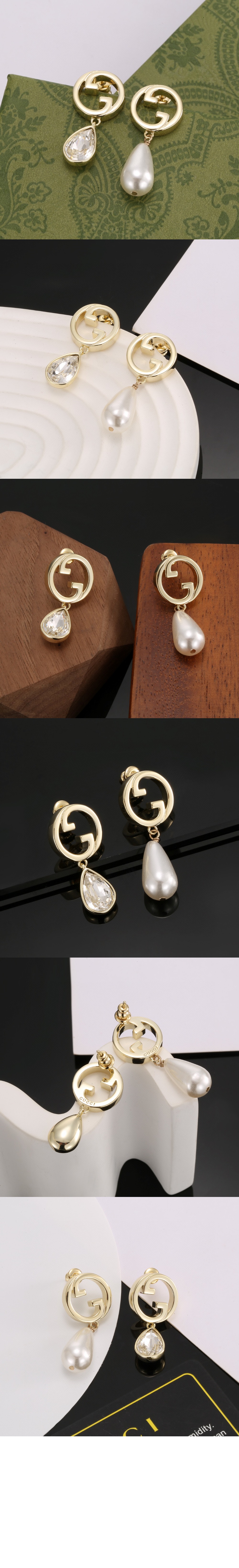 미러급레플리카사이트 | 명품레플리카 전문 쇼핑몰  | 퍼스트원 - 블론디 크리스털 펄 귀걸이 797593 > 구찌