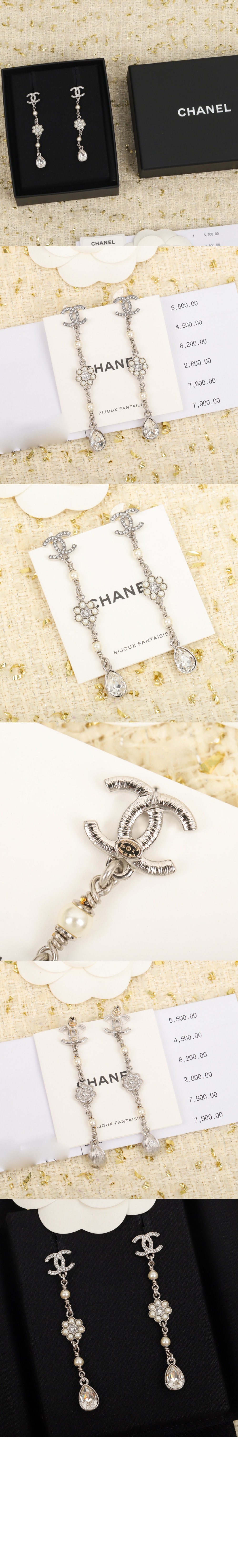 미러급레플리카사이트 | 명품레플리카 전문 쇼핑몰  | 퍼스트원 - 꽃 진주 귀걸이   AB7137 > 샤넬