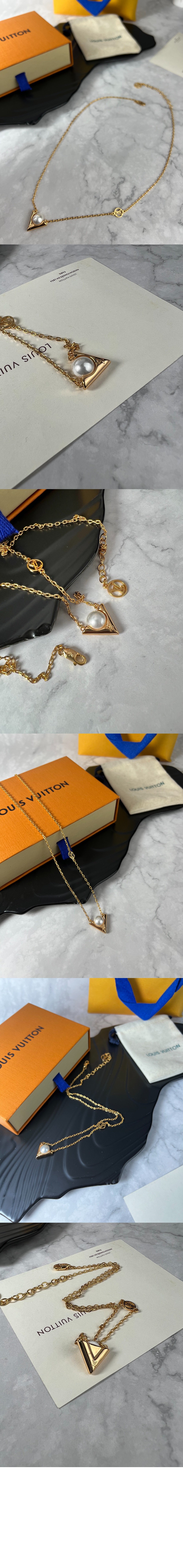 미러급레플리카사이트 | 명품레플리카 전문 쇼핑몰  | 퍼스트원 - V 포 비통  펄 앤드 메탈 목걸이 M02374 > 루이비통