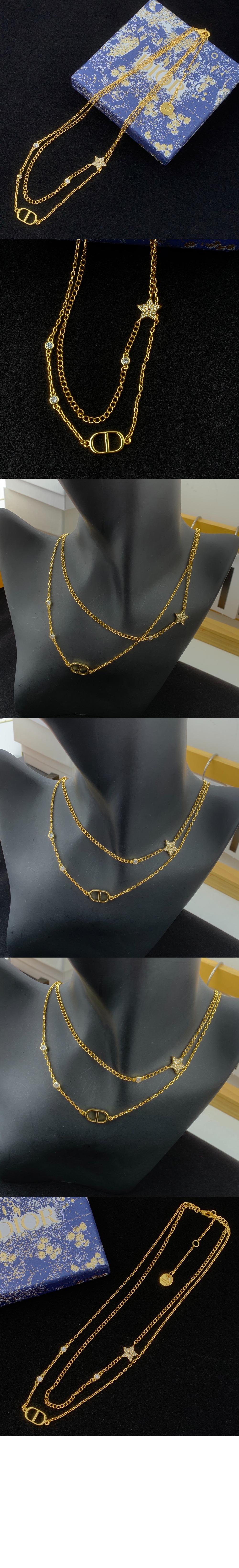 미러급레플리카사이트 | 명품레플리카 전문 쇼핑몰  | 퍼스트원 - Petit CD 더블 목걸이 N1155 > 디올