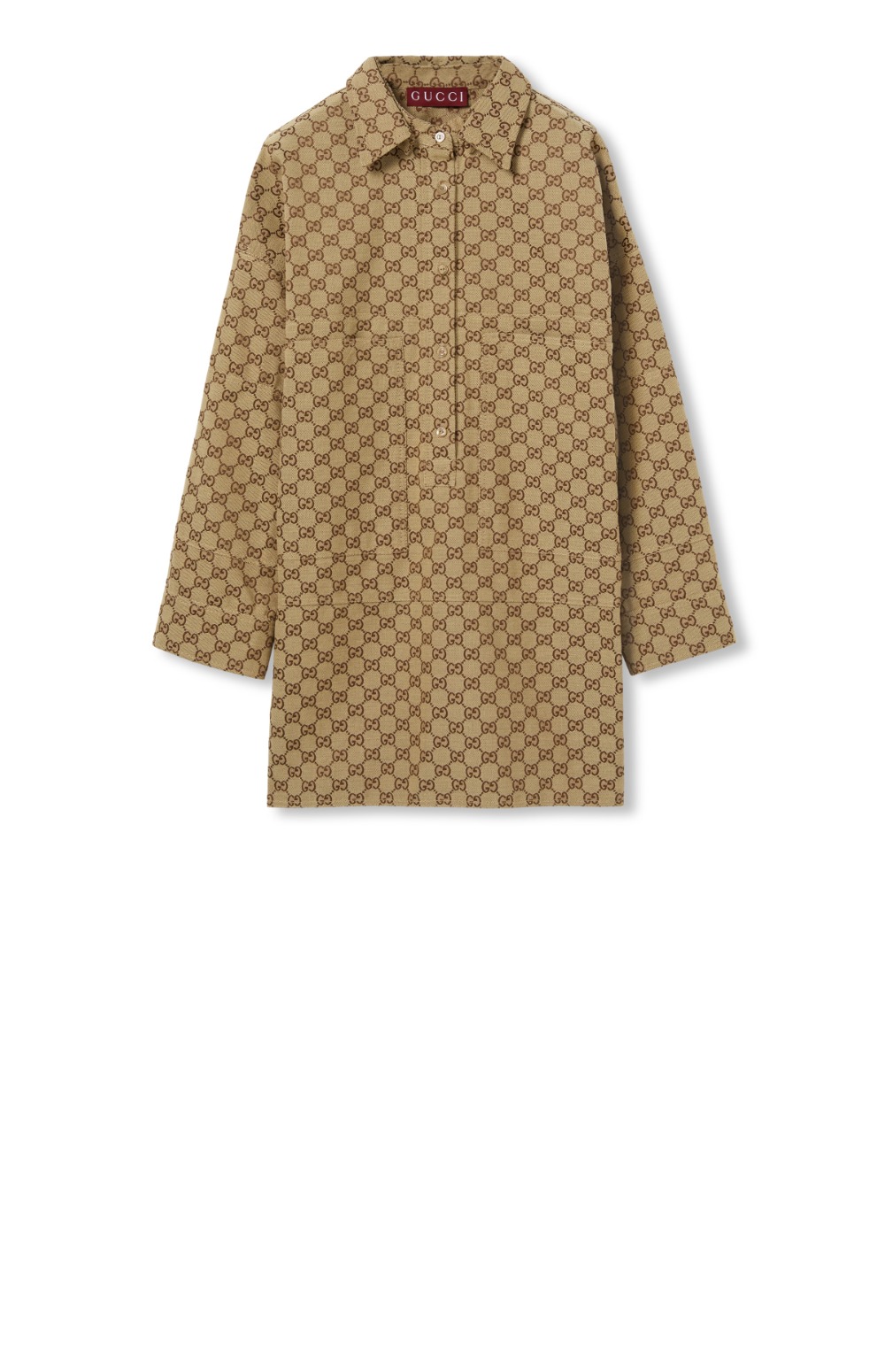 미러급레플리카사이트 | 명품레플리카 전문 쇼핑몰  | 퍼스트원 - 코튼 블렌드 자카드 셔츠 > 구찌