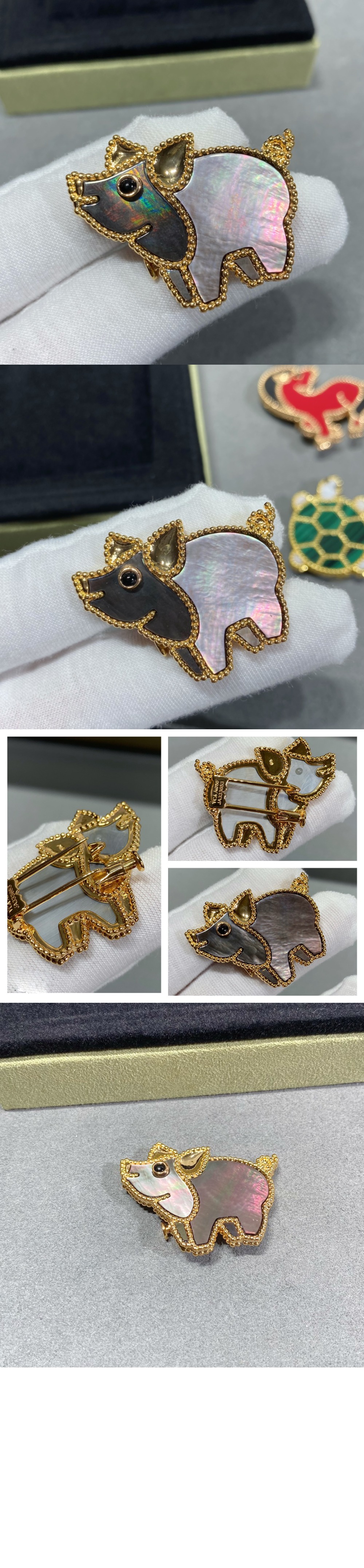 미러급레플리카사이트 | 명품레플리카 전문 쇼핑몰  | 퍼스트원 - 럭키 애니멀 피그 클립 7UO00 > 반클리프