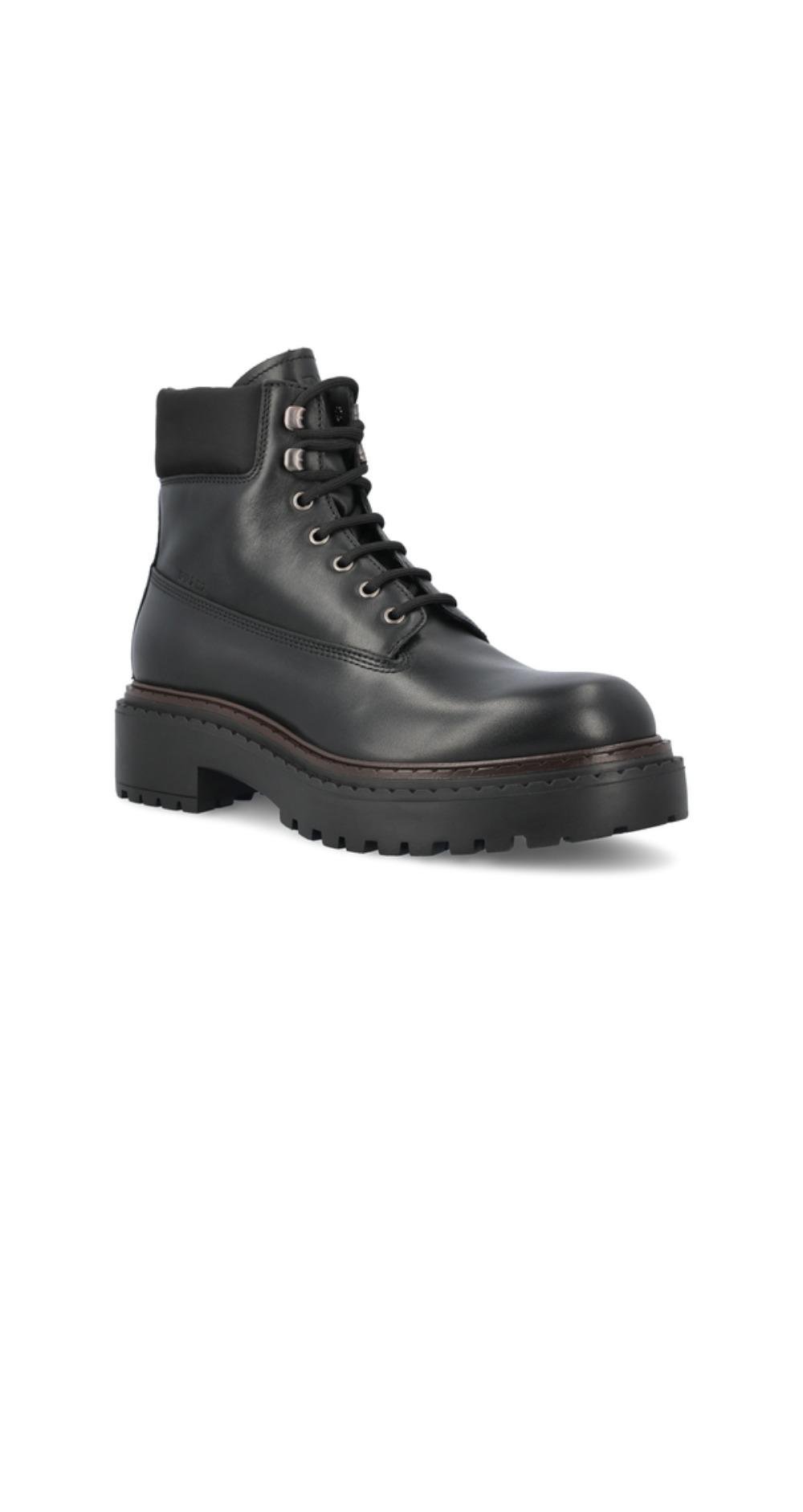 미러급레플리카사이트 | 명품레플리카 전문 쇼핑몰  | 퍼스트원 - 로고솔 레더 레이스업 부츠 2TE205 > 프라다