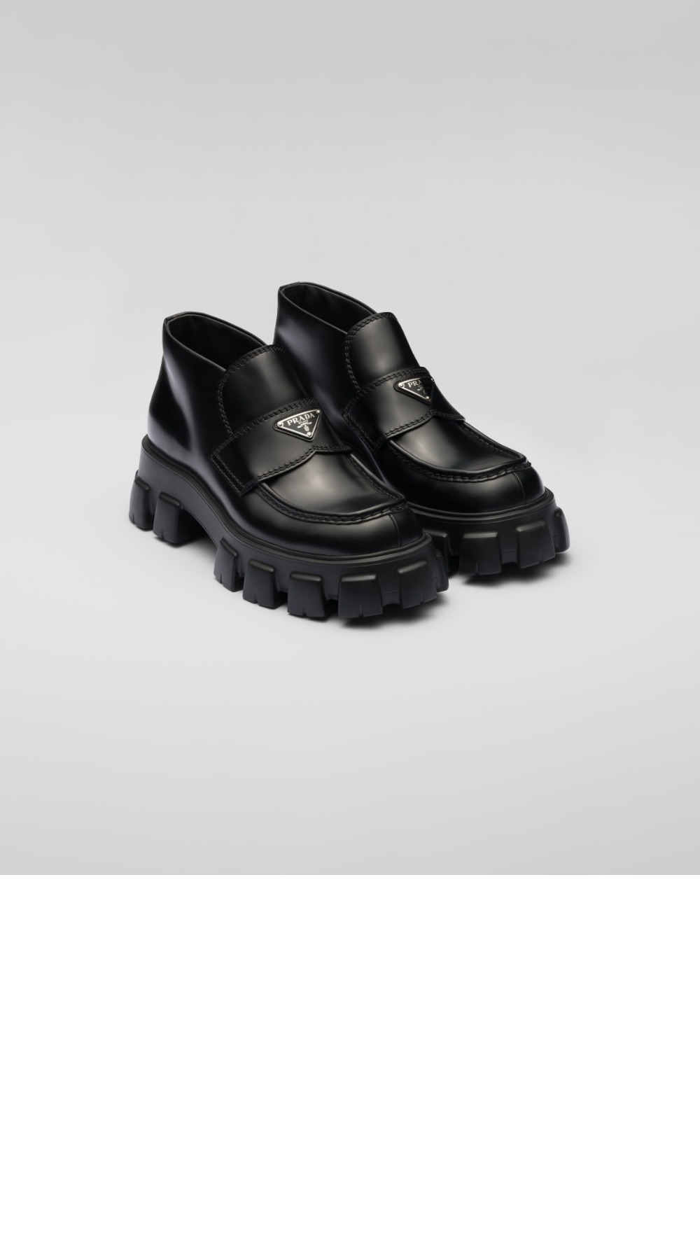 미러급레플리카사이트 | 명품레플리카 전문 쇼핑몰  | 퍼스트원 - 모노리스 페이턴트 레더 플랫폼 로퍼 2TE194 > 프라다