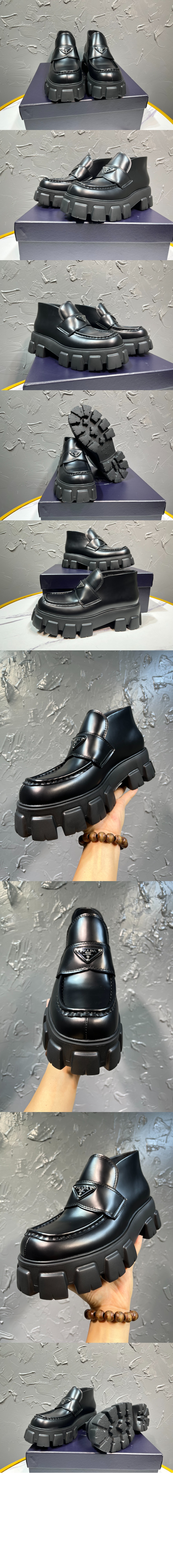 미러급레플리카사이트 | 명품레플리카 전문 쇼핑몰  | 퍼스트원 - 모노리스 페이턴트 레더 플랫폼 로퍼 2TE194 > 프라다