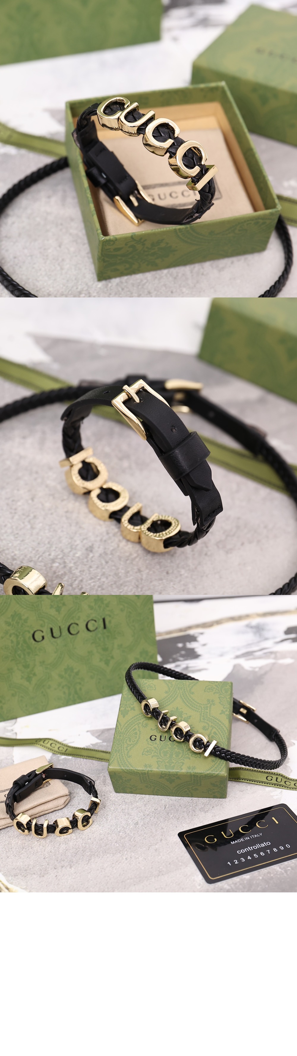 미러급레플리카사이트 | 명품레플리카 전문 쇼핑몰  | 퍼스트원 - 레더 팔찌 684631 > 구찌