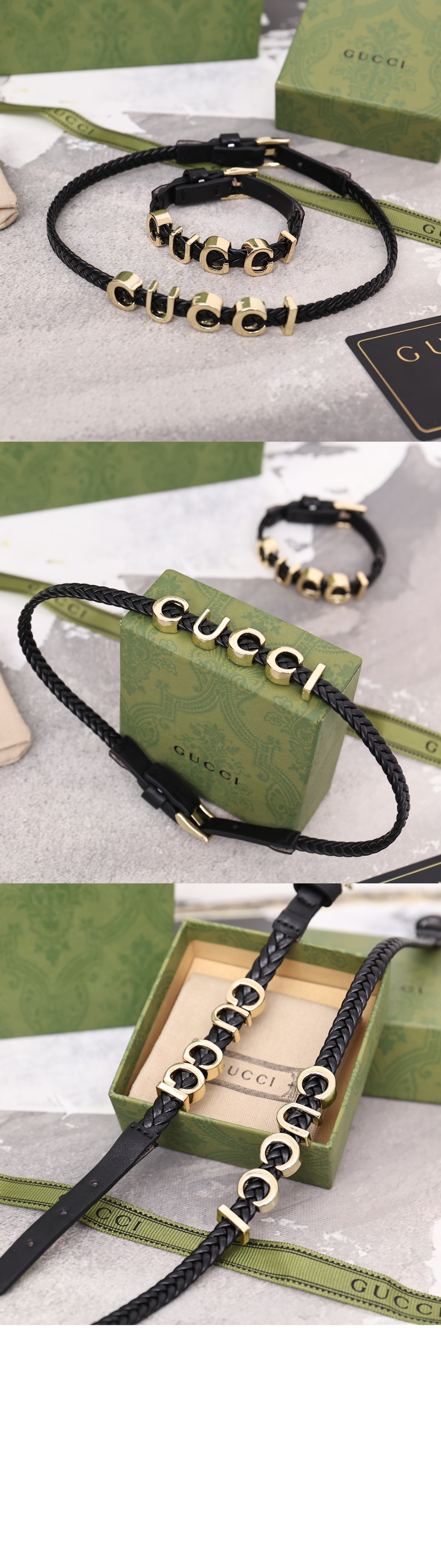 미러급레플리카사이트 | 명품레플리카 전문 쇼핑몰  | 퍼스트원 - 레더 목걸이  684630 > 구찌