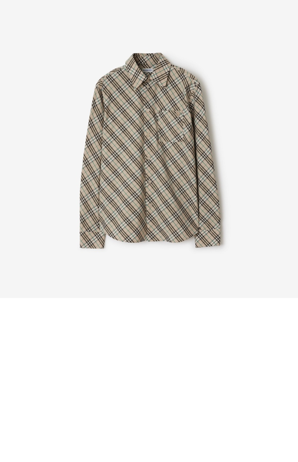 미러급레플리카사이트 | 명품레플리카 전문 쇼핑몰  | 퍼스트원 - 체크 코튼 셔츠 > 버버리