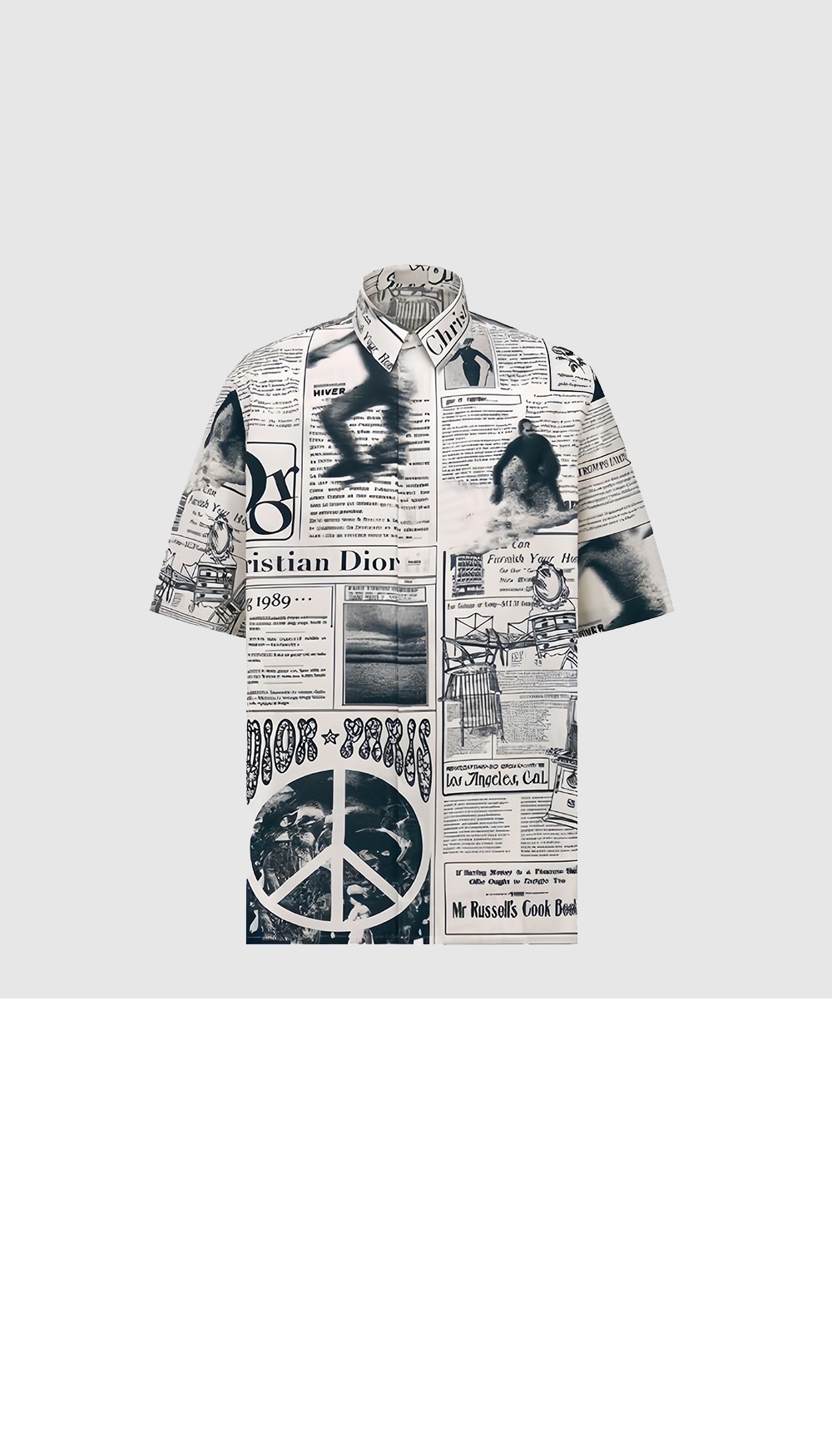 미러급레플리카사이트 | 명품레플리카 전문 쇼핑몰  | 퍼스트원 - 가제트 프린팅 하와이안 셔츠 > 디올