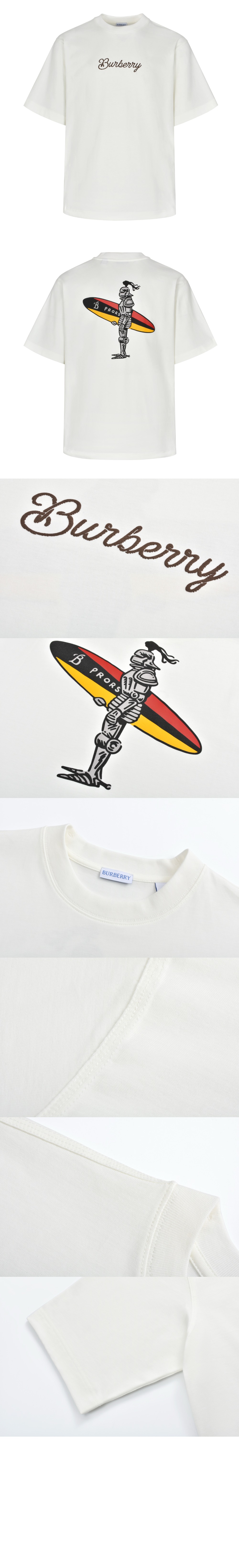 미러급레플리카사이트 | 명품레플리카 전문 쇼핑몰  | 퍼스트원 - 패턴 코튼 티셔츠 > 버버리