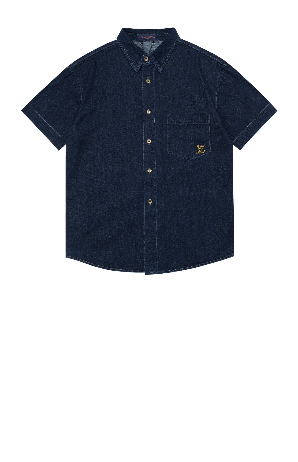 미러급레플리카사이트 | 명품레플리카 전문 쇼핑몰  | 퍼스트원 - 시그니처 데님 쇼트 슬리브드 셔츠 > 루이비통