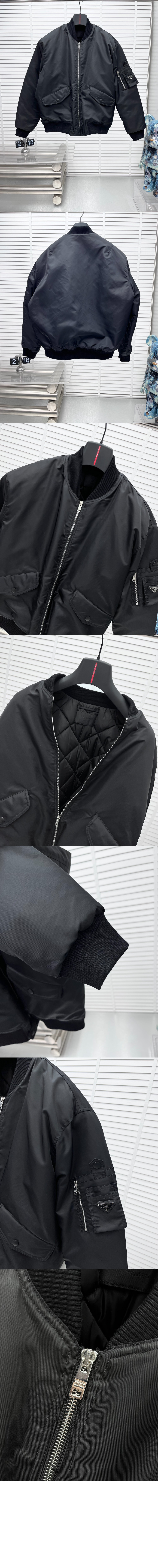 미러급레플리카사이트 | 명품레플리카 전문 쇼핑몰  | 퍼스트원 - 리나일론 보머 재킷 > 프라다