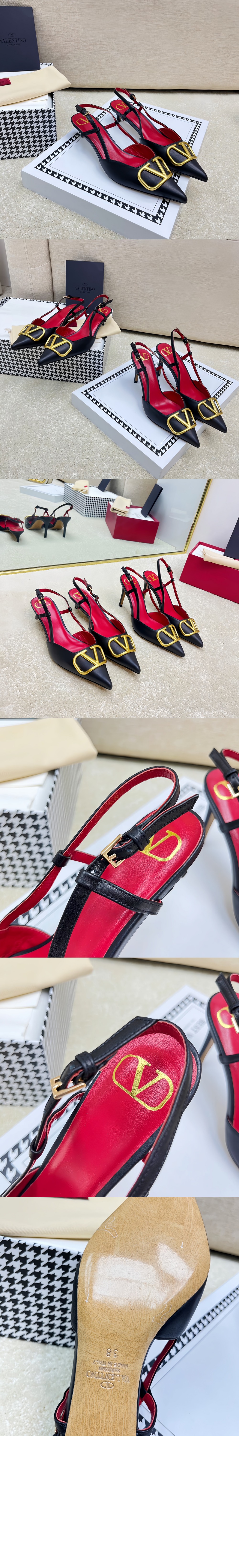 미러급레플리카사이트 | 명품레플리카 전문 쇼핑몰  | 퍼스트원 - 송아지 가죽 슬링백 펌프스 > 발렌티노