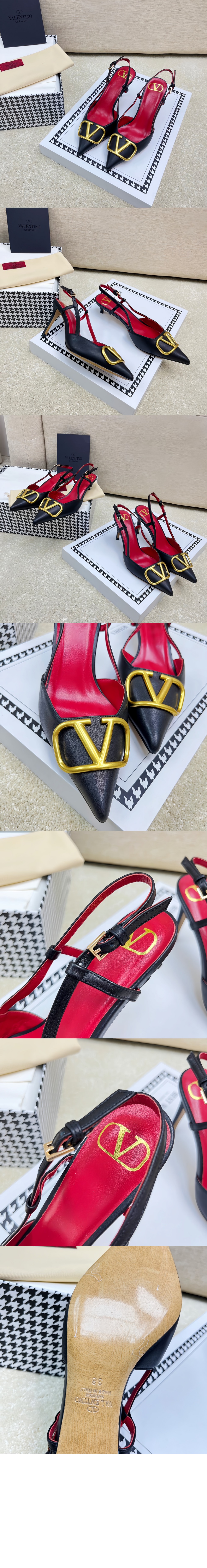 미러급레플리카사이트 | 명품레플리카 전문 쇼핑몰  | 퍼스트원 - 송아지 가죽 슬링백 펌프스 > 발렌티노