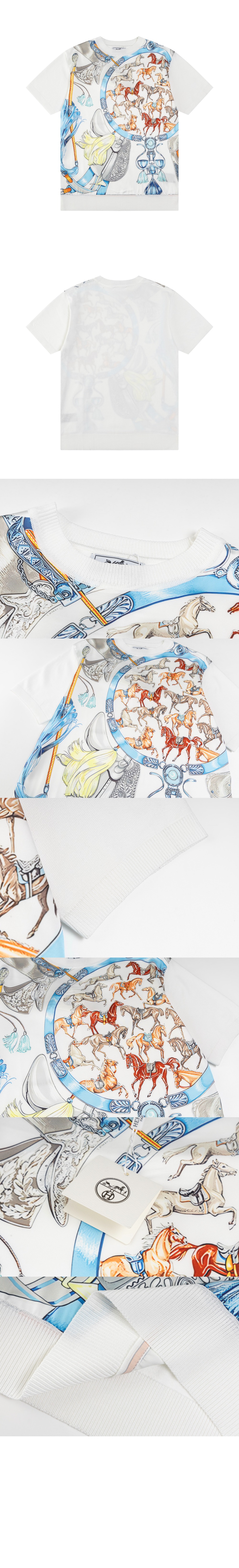 미러급레플리카사이트 | 명품레플리카 전문 쇼핑몰  | 퍼스트원 - 로고 프린트 반팔 > 에르메스