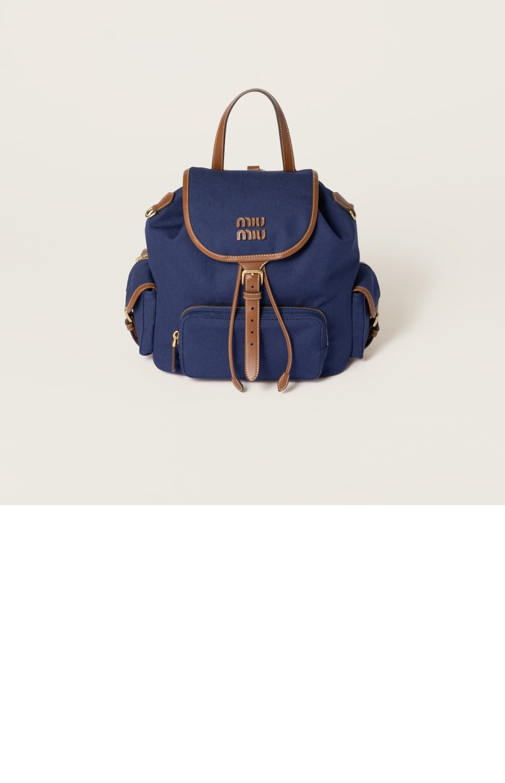 미러급레플리카사이트 | 명품레플리카 전문 쇼핑몰  | 퍼스트원 - 캔버스 및 가죽 백팩 5BZ042 > 미우미우