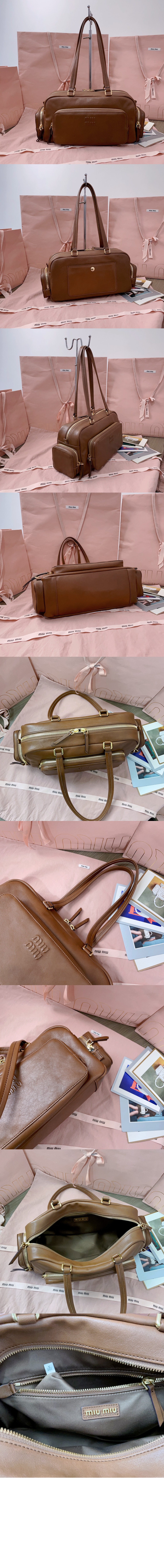 미러급레플리카사이트 | 명품레플리카 전문 쇼핑몰  | 퍼스트원 - 워싱 나파 가죽 포켓백 5BB175 > 미우미우