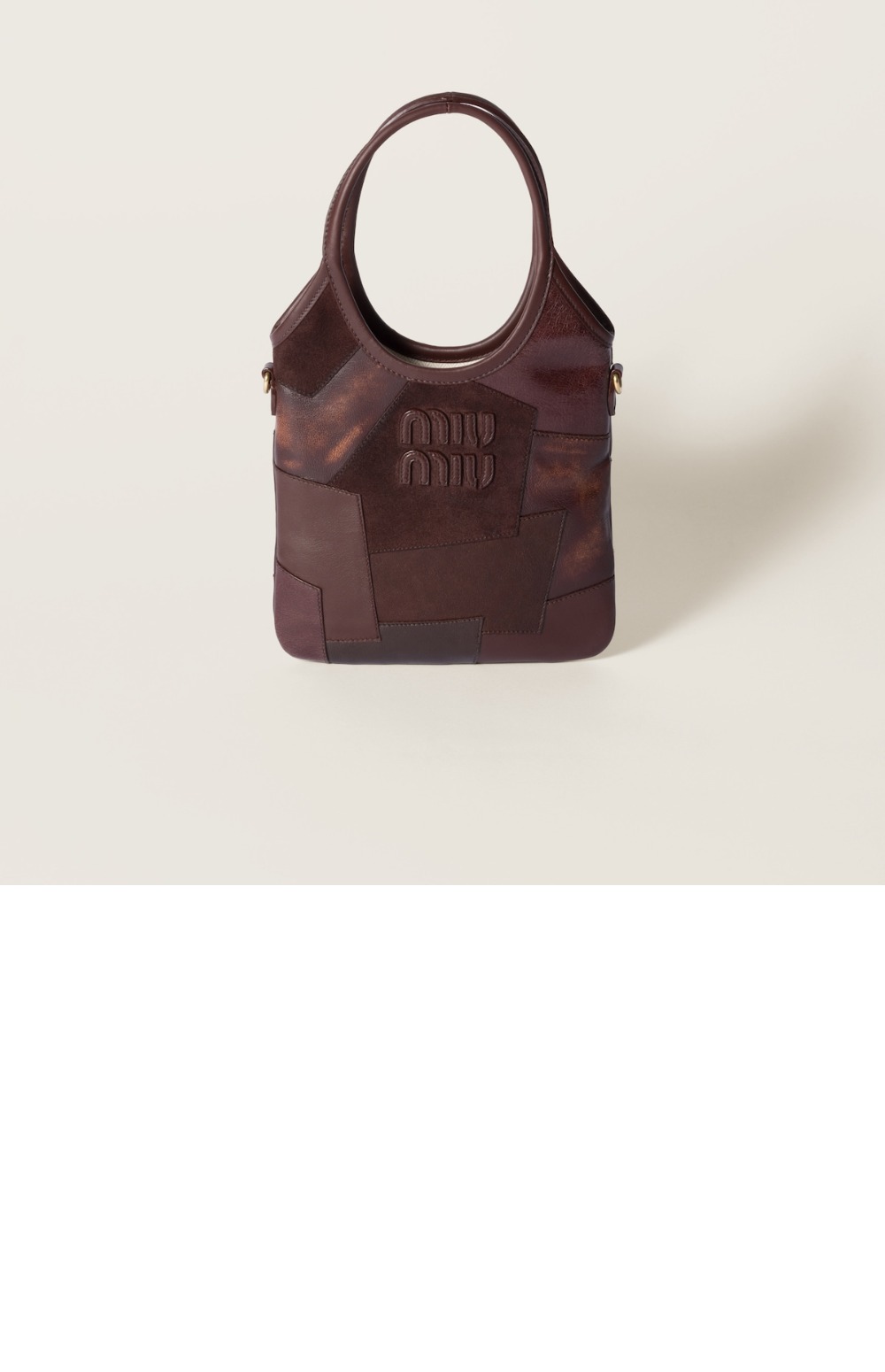 미러급레플리카사이트 | 명품레플리카 전문 쇼핑몰  | 퍼스트원 - 아이비 가죽 핸드백 5BA281 > 미우미우