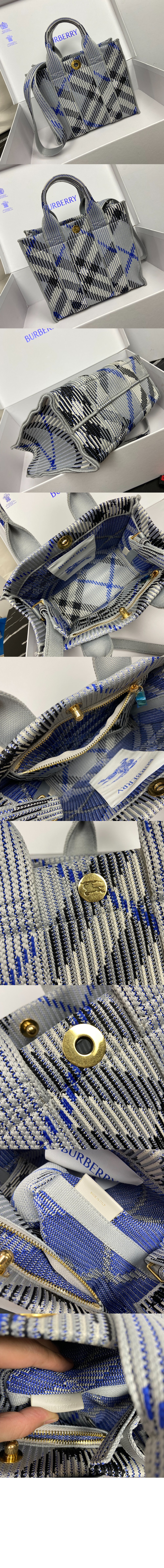 미러급레플리카사이트 | 명품레플리카 전문 쇼핑몰  | 퍼스트원 - 스몰 체크 니트 토트 81040341 > 버버리