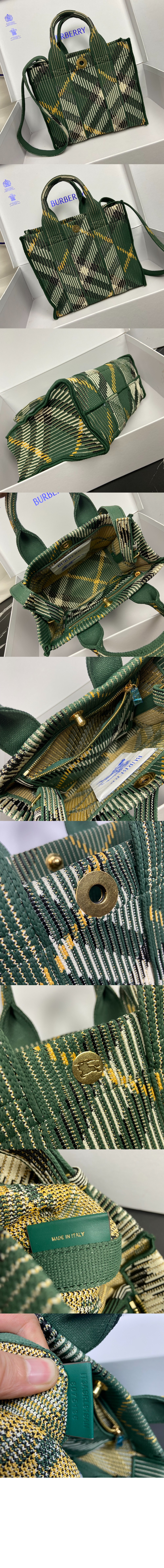 미러급레플리카사이트 | 명품레플리카 전문 쇼핑몰  | 퍼스트원 - 미니 체크 니트 토트 80957851 > 버버리