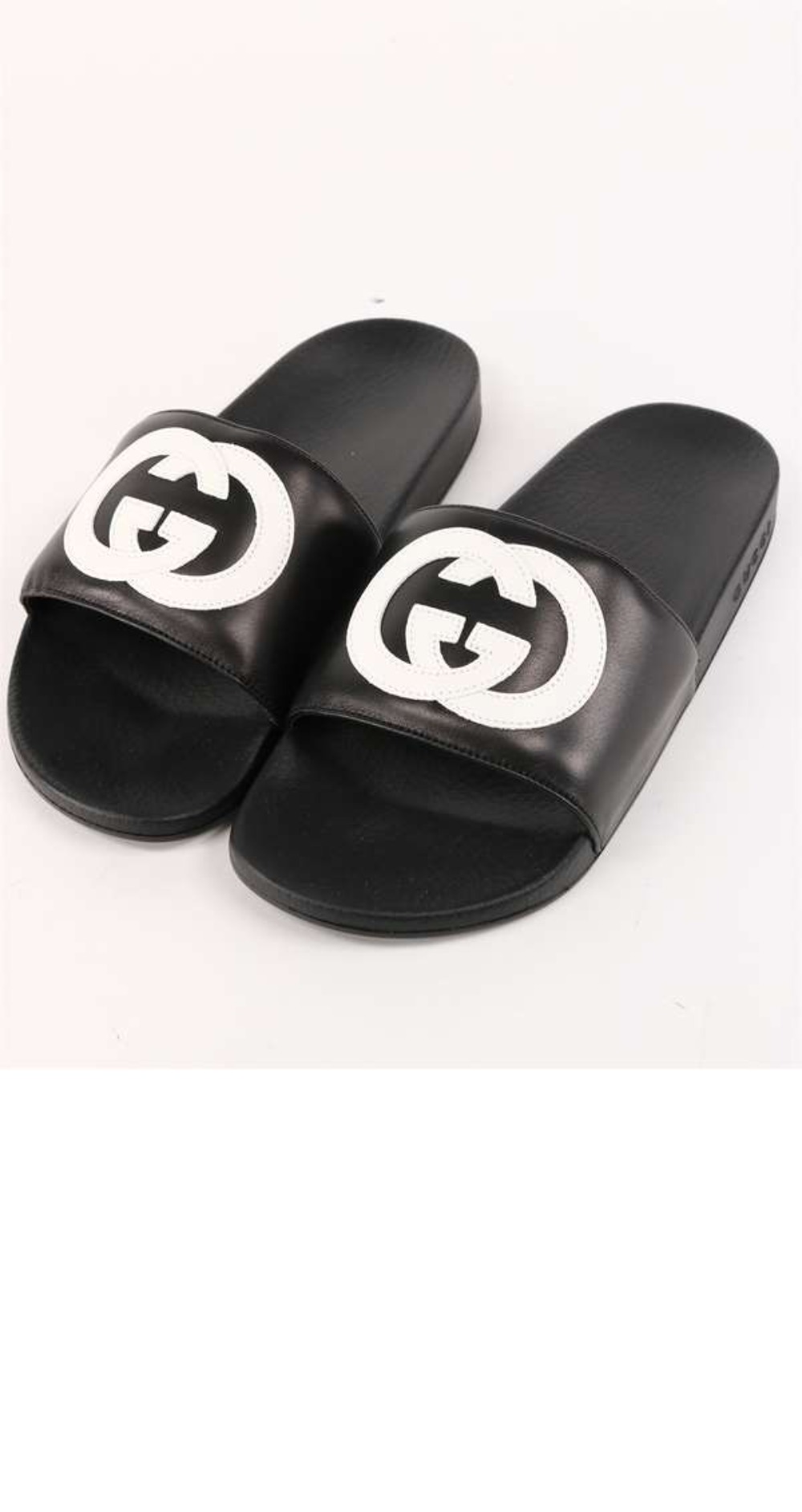 미러급레플리카사이트 | 명품레플리카 전문 쇼핑몰  | 퍼스트원 - 인터로킹 G 밴드 레더 슬라이드 644756 > 구찌