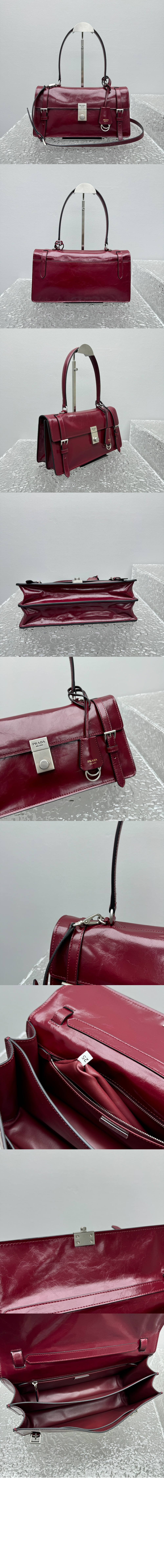 미러급레플리카사이트 | 명품레플리카 전문 쇼핑몰  | 퍼스트원 - 미디엄 가죽 핸드백 1BN026 > 프라다