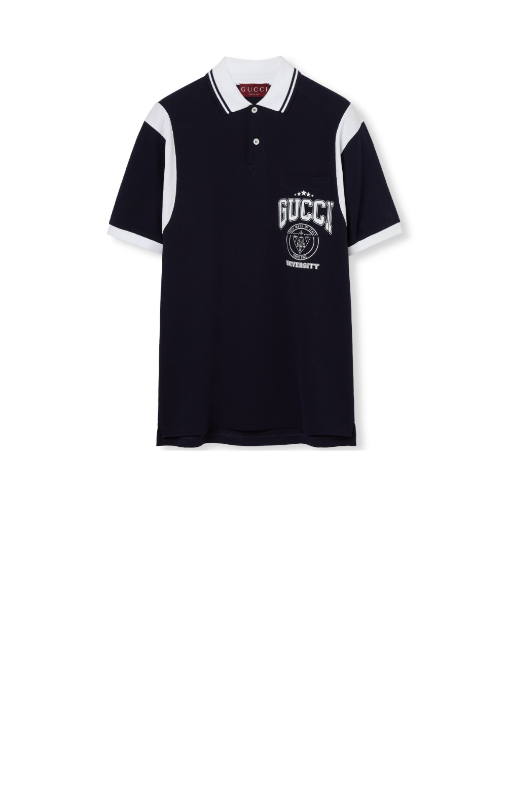 미러급레플리카사이트 | 명품레플리카 전문 쇼핑몰  | 퍼스트원 - 코튼 피케 프린트 폴로 셔츠 > 구찌