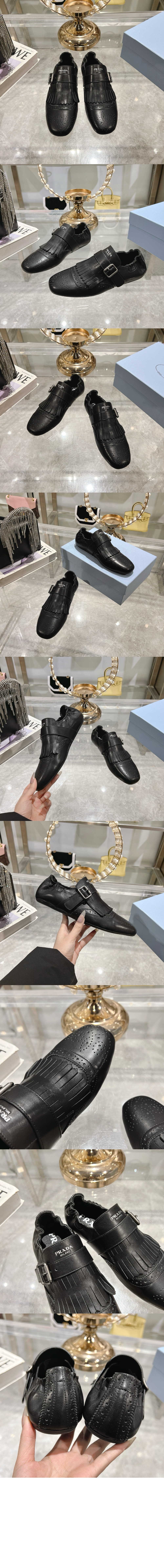 미러급레플리카사이트 | 명품레플리카 전문 쇼핑몰  | 퍼스트원 - 몽크 스트랩 슈즈 2EG473 > 프라다