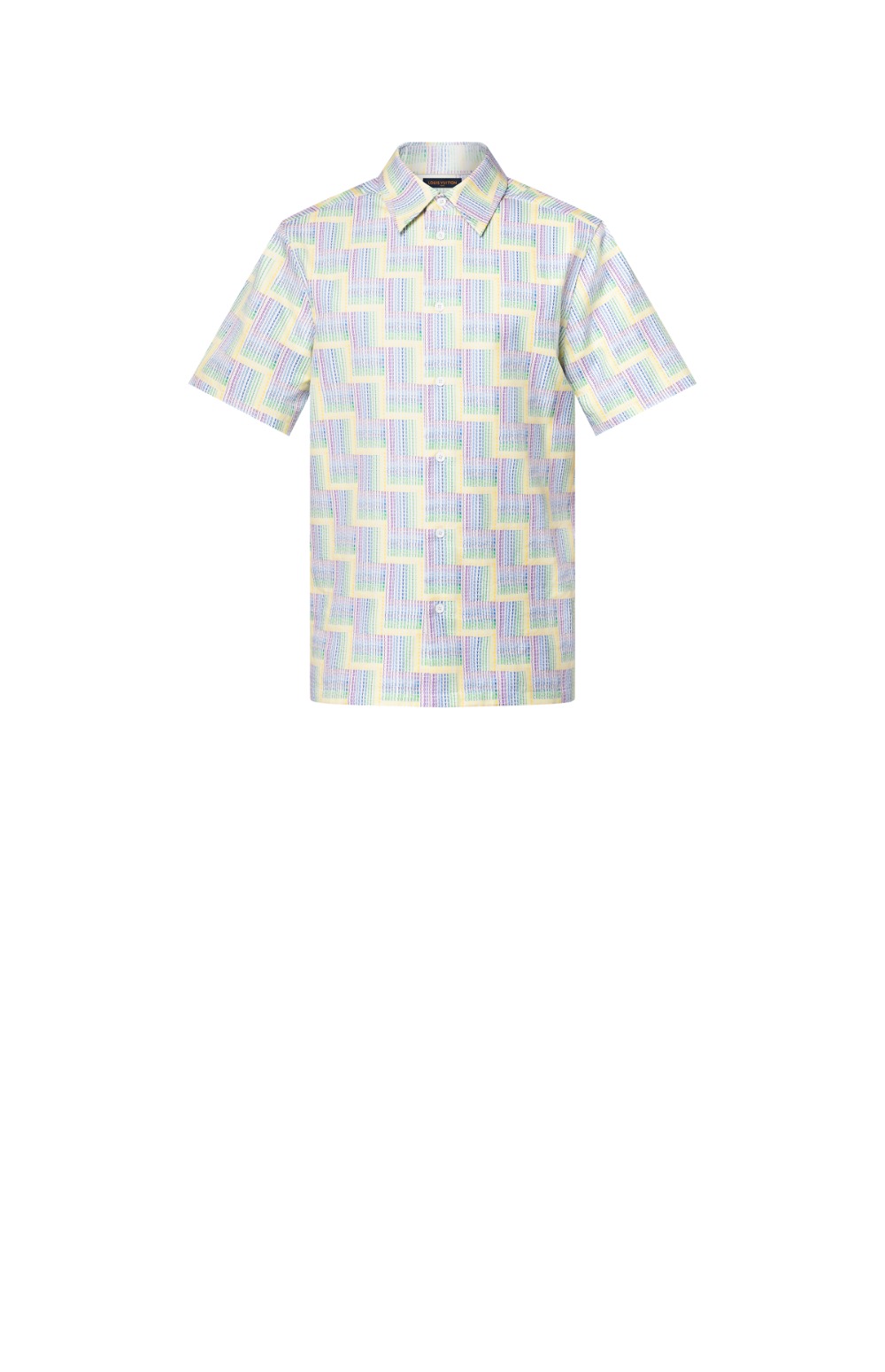 미러급레플리카사이트 | 명품레플리카 전문 쇼핑몰  | 퍼스트원 - 그래픽 프린티드 쇼트 슬리브드 셔츠 > 루이비통