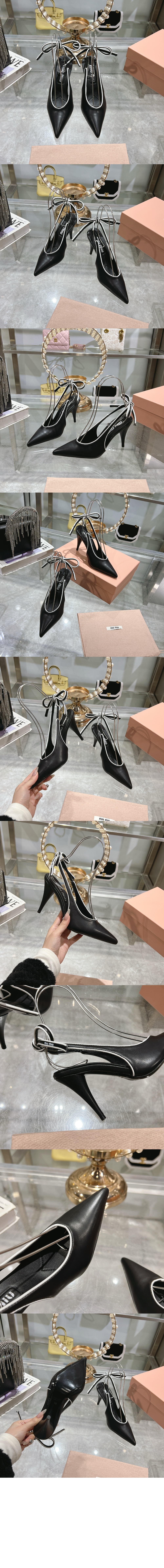 미러급레플리카사이트 | 명품레플리카 전문 쇼핑몰  | 퍼스트원 - 나파 레더 슬링백 펌프스 5I430E > 미우미우