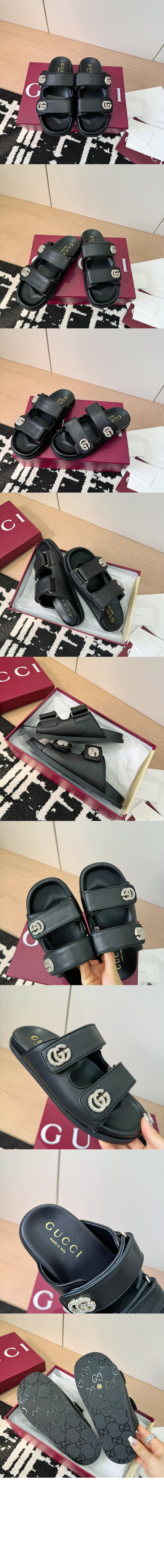 미러급레플리카사이트 | 명품레플리카 전문 쇼핑몰  | 퍼스트원 - 더블 G 샌들 816633 > 구찌