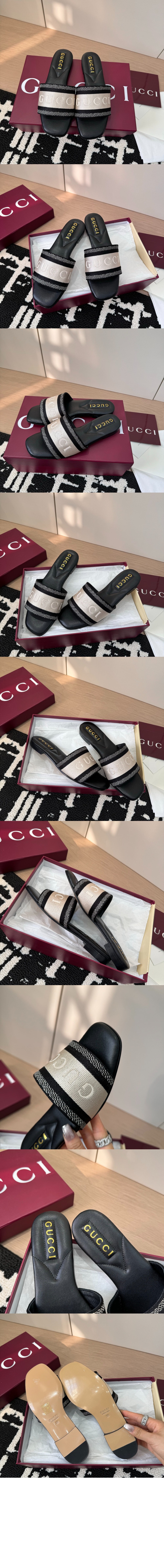 미러급레플리카사이트 | 명품레플리카 전문 쇼핑몰  | 퍼스트원 - 슬라이드 샌들 817564 > 구찌