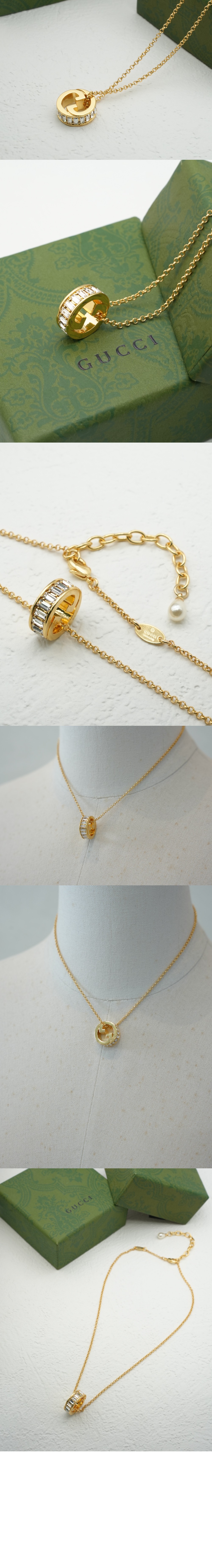 미러급레플리카사이트 | 명품레플리카 전문 쇼핑몰  | 퍼스트원 - 블론디 크리스털 펜던트 목걸이 837291 > 구찌