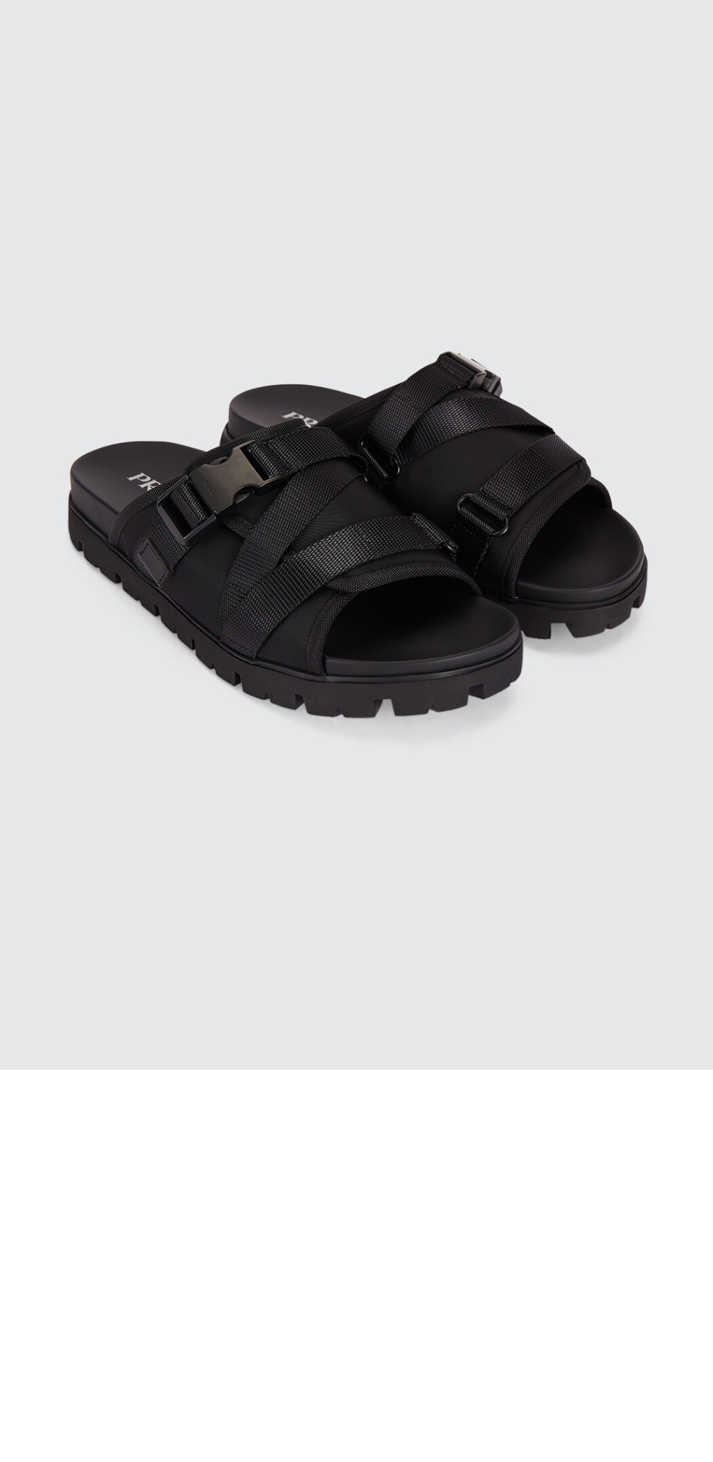 미러급레플리카사이트 | 명품레플리카 전문 쇼핑몰  | 퍼스트원 - 라프리마 버클 디테일 샌들 2X3079 > 프라다