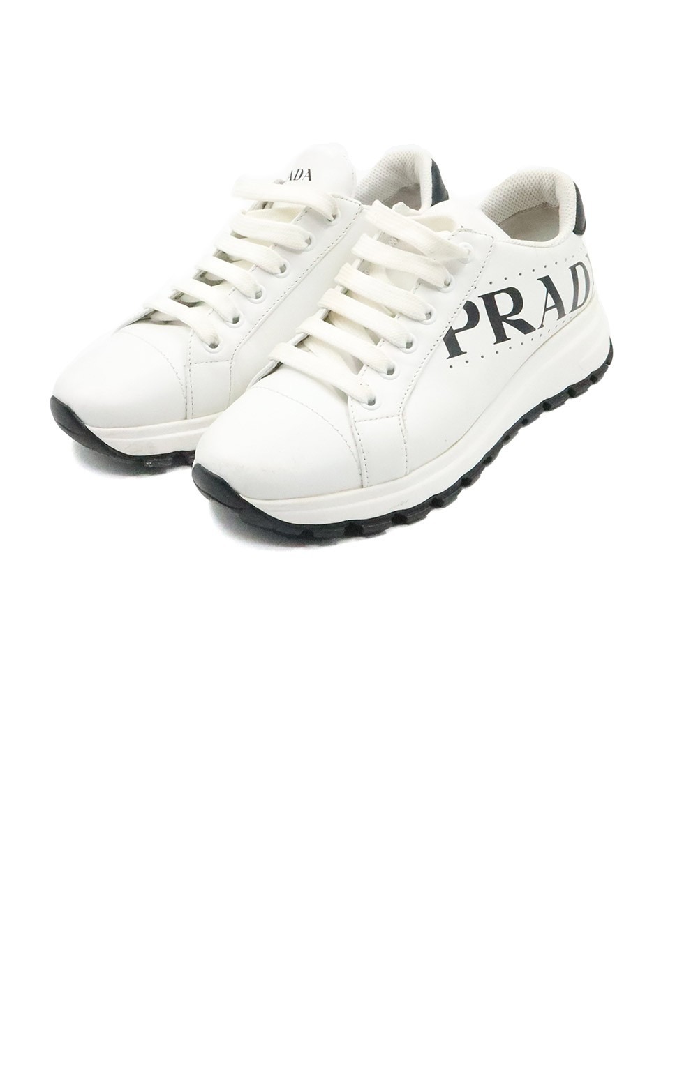 미러급레플리카사이트 | 명품레플리카 전문 쇼핑몰  | 퍼스트원 - 로고 펀칭 스니커즈 1E597M > 프라다