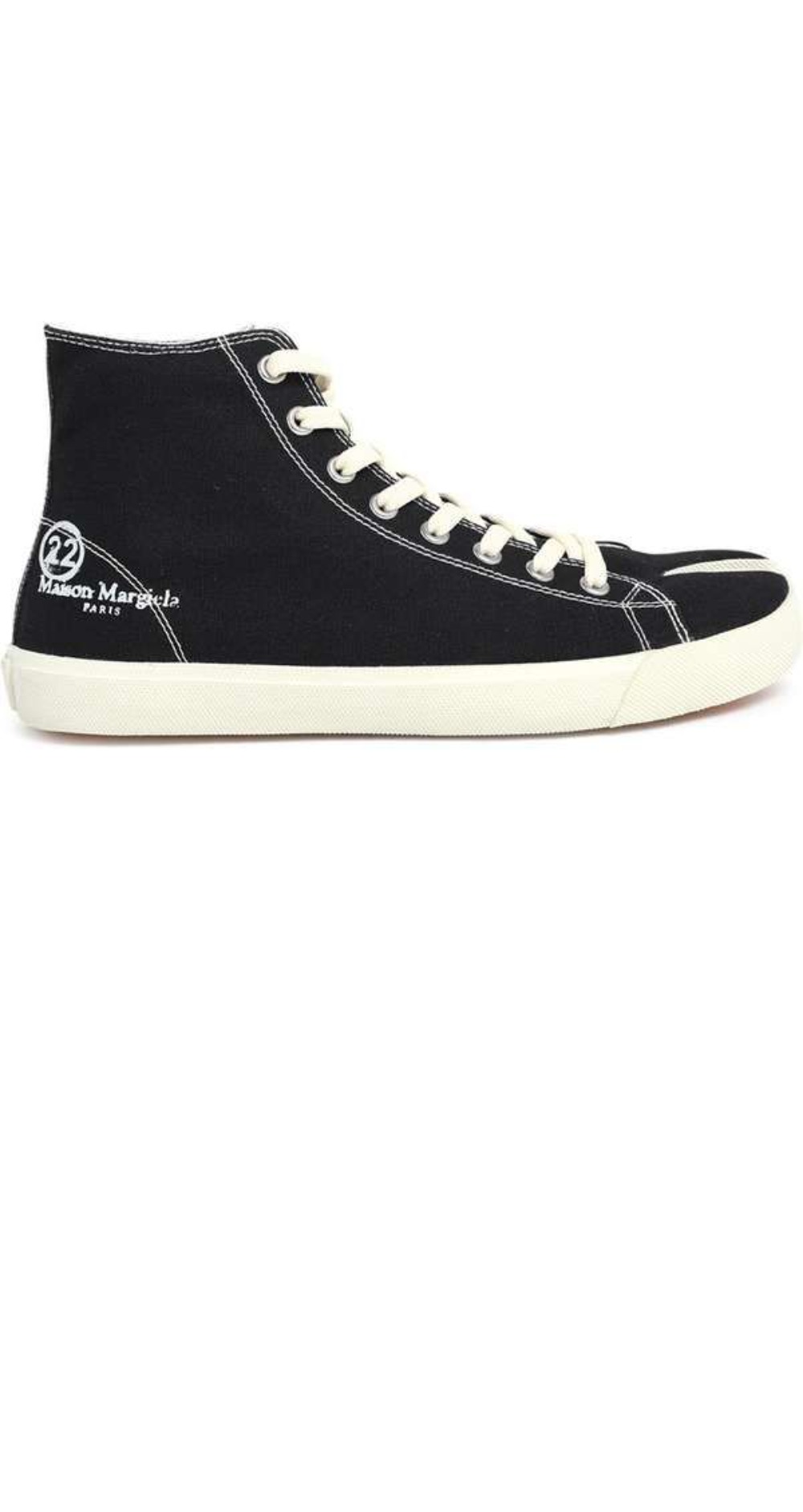 미러급레플리카사이트 | 명품레플리카 전문 쇼핑몰  | 퍼스트원 - 코튼 로고 타비 하이탑 스니커즈 T8013 > 마르지엘라