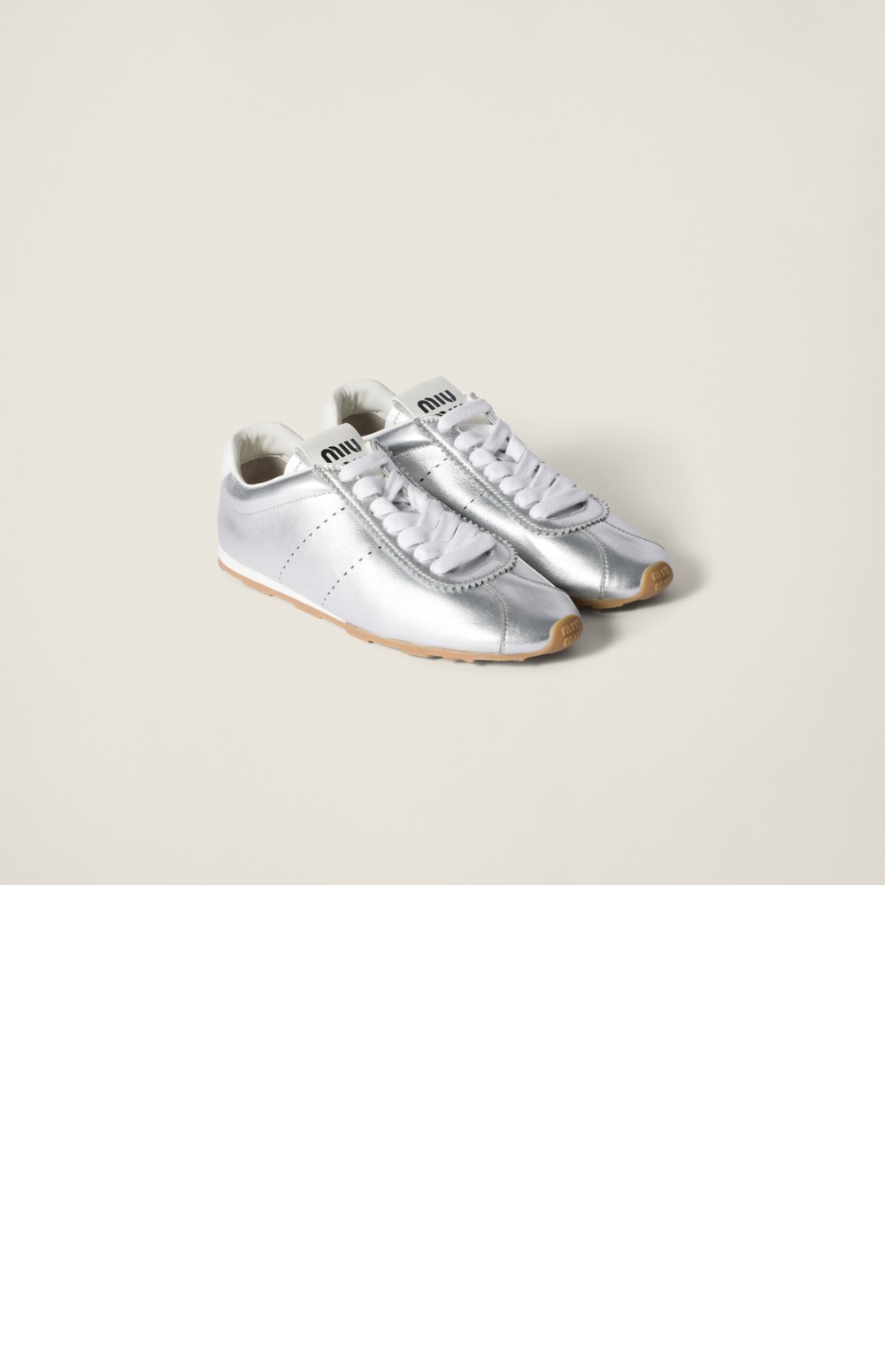 미러급레플리카사이트 | 명품레플리카 전문 쇼핑몰  | 퍼스트원 - 플럼 카프스킨 스니커즈 5E114E > 미우미우