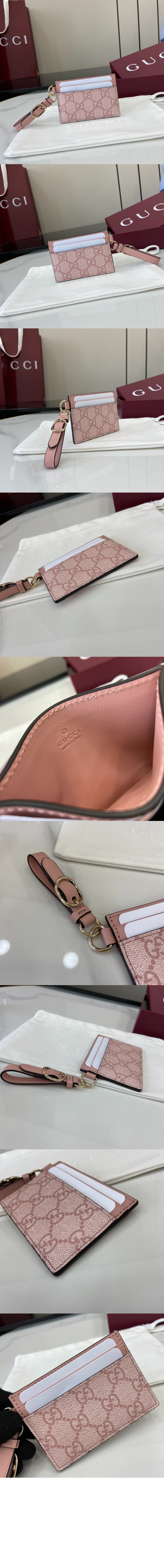 미러급레플리카사이트 | 명품레플리카 전문 쇼핑몰  | 퍼스트원 - GG 엠블럼 스트랩 카드 케이스 819121 > 구찌
