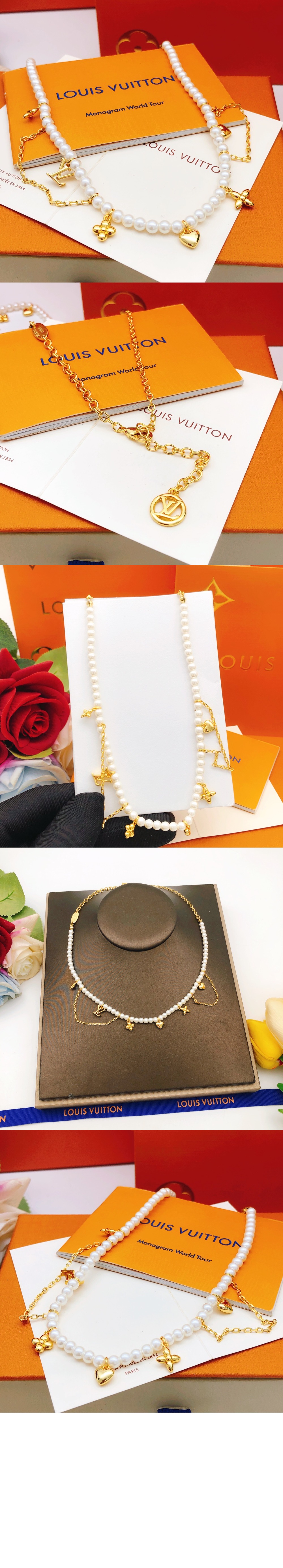 미러급레플리카사이트 | 명품레플리카 전문 쇼핑몰  | 퍼스트원 - BLOOMING PEARLS 목걸이 M02388 > 루이비통