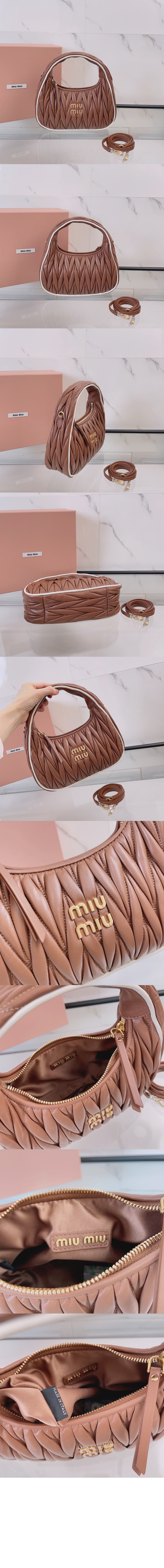 미러급레플리카사이트 | 명품레플리카 전문 쇼핑몰  | 퍼스트원 - 완더 마테라쎄 나파 가죽백 5BC125 > 미우미우