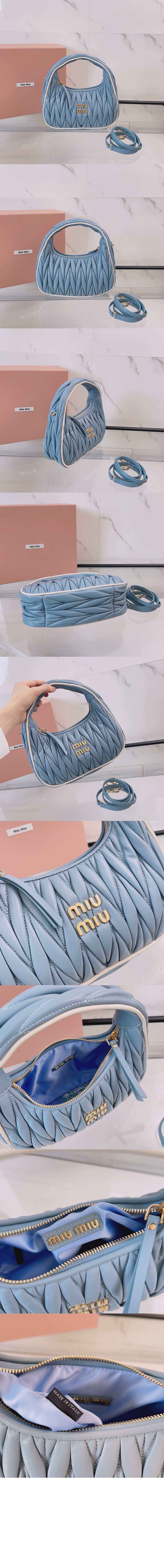 미러급레플리카사이트 | 명품레플리카 전문 쇼핑몰  | 퍼스트원 - 완더 마테라쎄 나파 가죽백 5BC125 > 미우미우