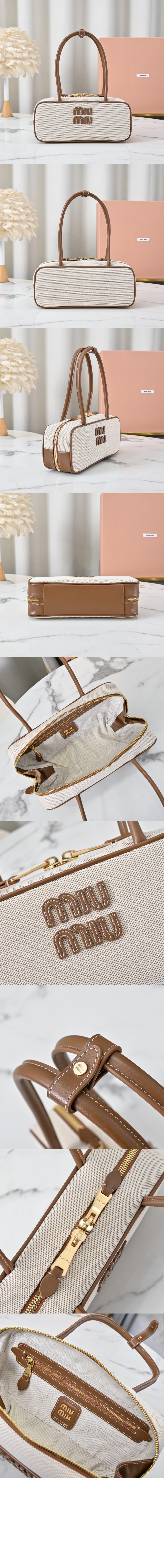 미러급레플리카사이트 | 명품레플리카 전문 쇼핑몰  | 퍼스트원 - 캔버스 및 가죽 보백 5BB173 > 미우미우