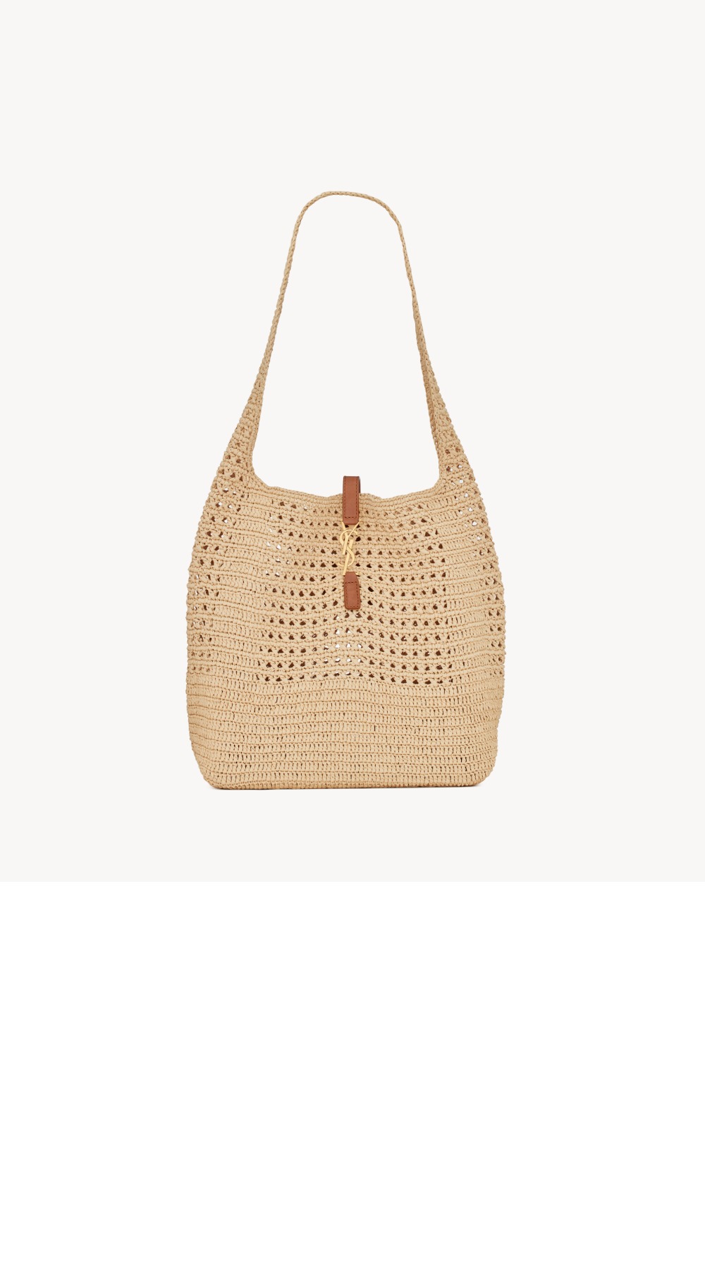 미러급레플리카사이트 | 명품레플리카 전문 쇼핑몰  | 퍼스트원 - 크로쉐와 스무스 가죽 소재의 라피아 호보백 690941 > 생로랑