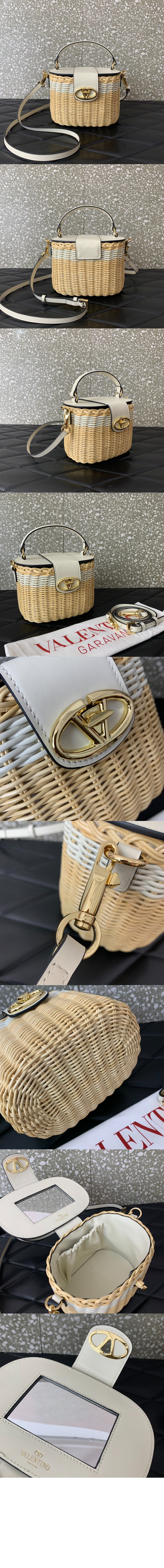 미러급레플리카사이트 | 명품레플리카 전문 쇼핑몰  | 퍼스트원 - SIGNATURE 고리 버들 세공 케이스백 > 발렌티노