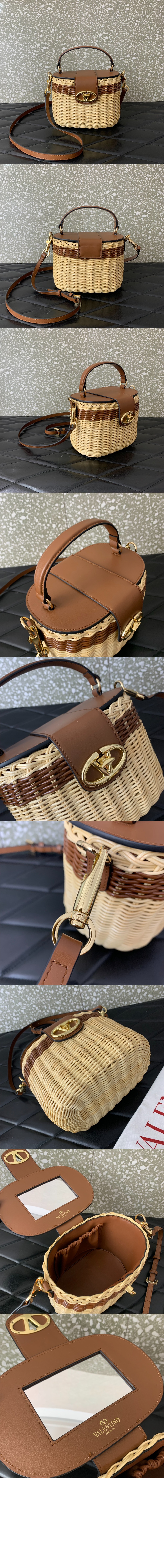 미러급레플리카사이트 | 명품레플리카 전문 쇼핑몰  | 퍼스트원 - SIGNATURE 고리 버들 세공 케이스백 > 발렌티노