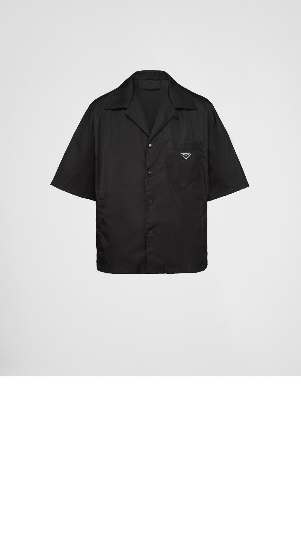 미러급레플리카사이트 | 명품레플리카 전문 쇼핑몰  | 퍼스트원 - 리나일론 쇼트 슬리브 셔츠 > 프라다