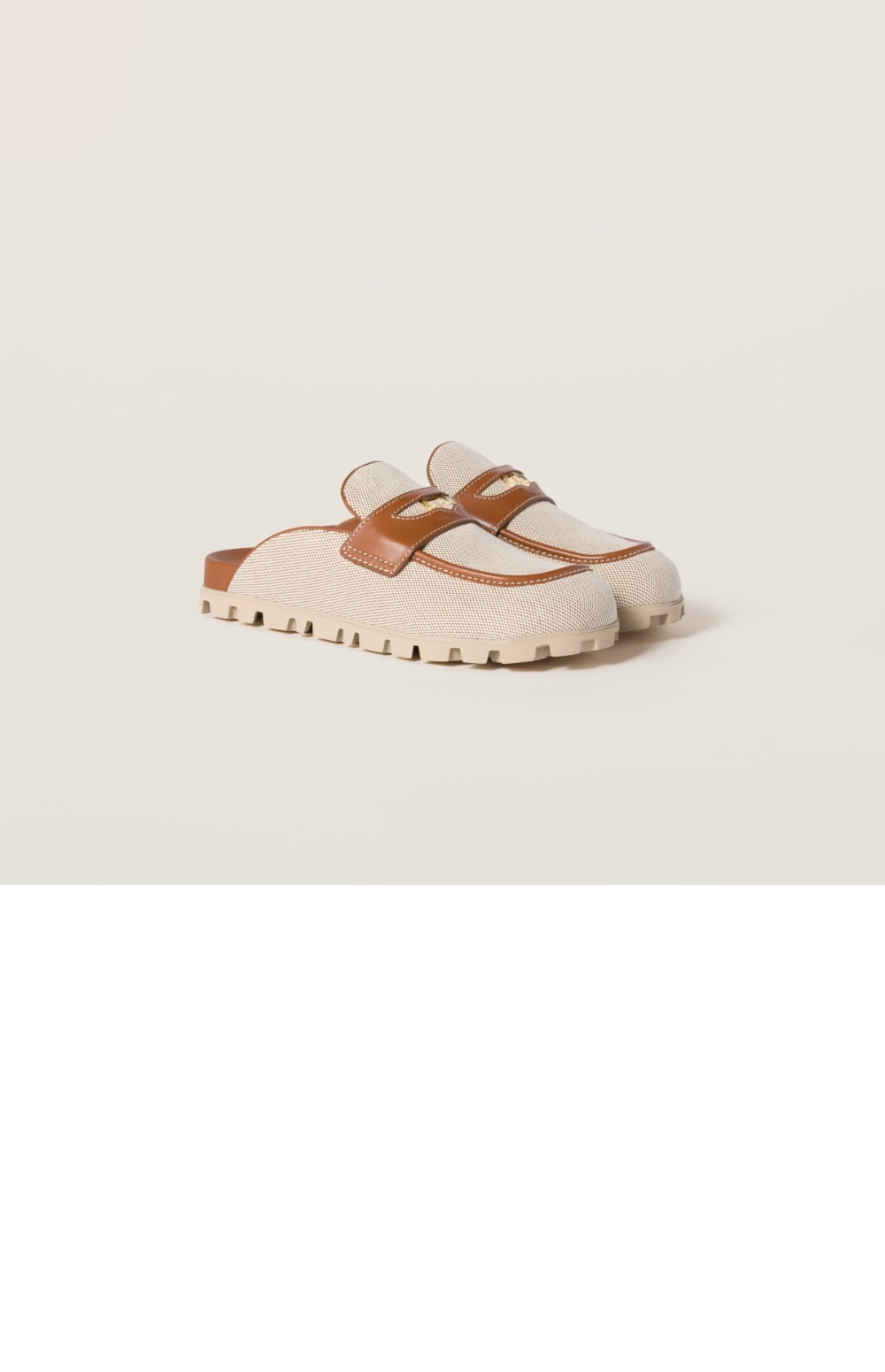 미러급레플리카사이트 | 명품레플리카 전문 쇼핑몰  | 퍼스트원 - 캔버스 및 가죽 뮬 5D377E > 미우미우