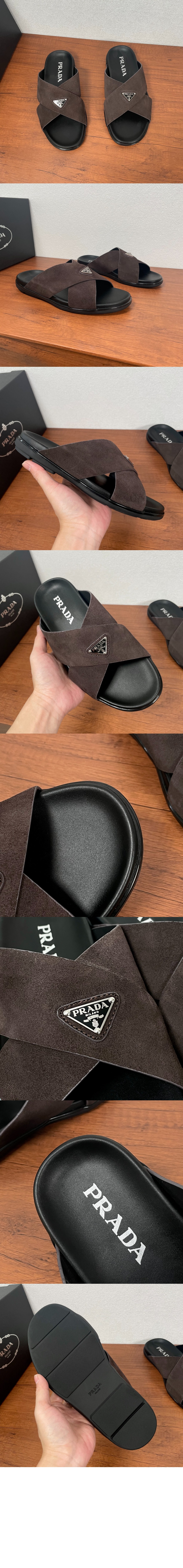 미러급레플리카사이트 | 명품레플리카 전문 쇼핑몰  | 퍼스트원 - 스웨이드 크리스크로스 슬라이드 2X3146 > 프라다